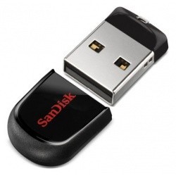 Флеш-накопитель USB 32GB SanDisk CZ33 Cruzer Fit маленький